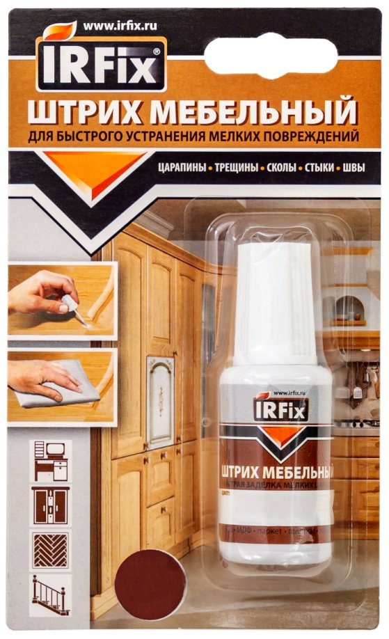 Мебельный штрих IRFIX 20 мл, бук 20272
