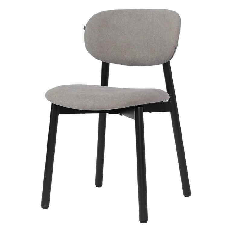 Стул Bergenson Bjorn Round, рогожка, дымчато-серый BB0000685