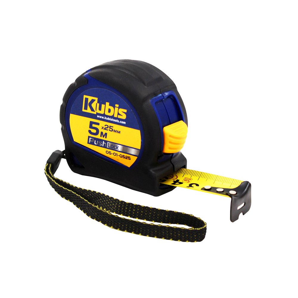 Рулетка измерительная KUBIS 5 м25 мм PushLock 05-01-0525