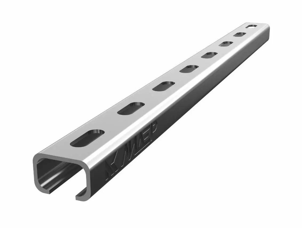 Профиль перфорированный С-образный CABLIDERTRAYS оцинкованный, (перфорация овал CabLiderRapid) ПЛ-С(о)-30х20-2,0-3000