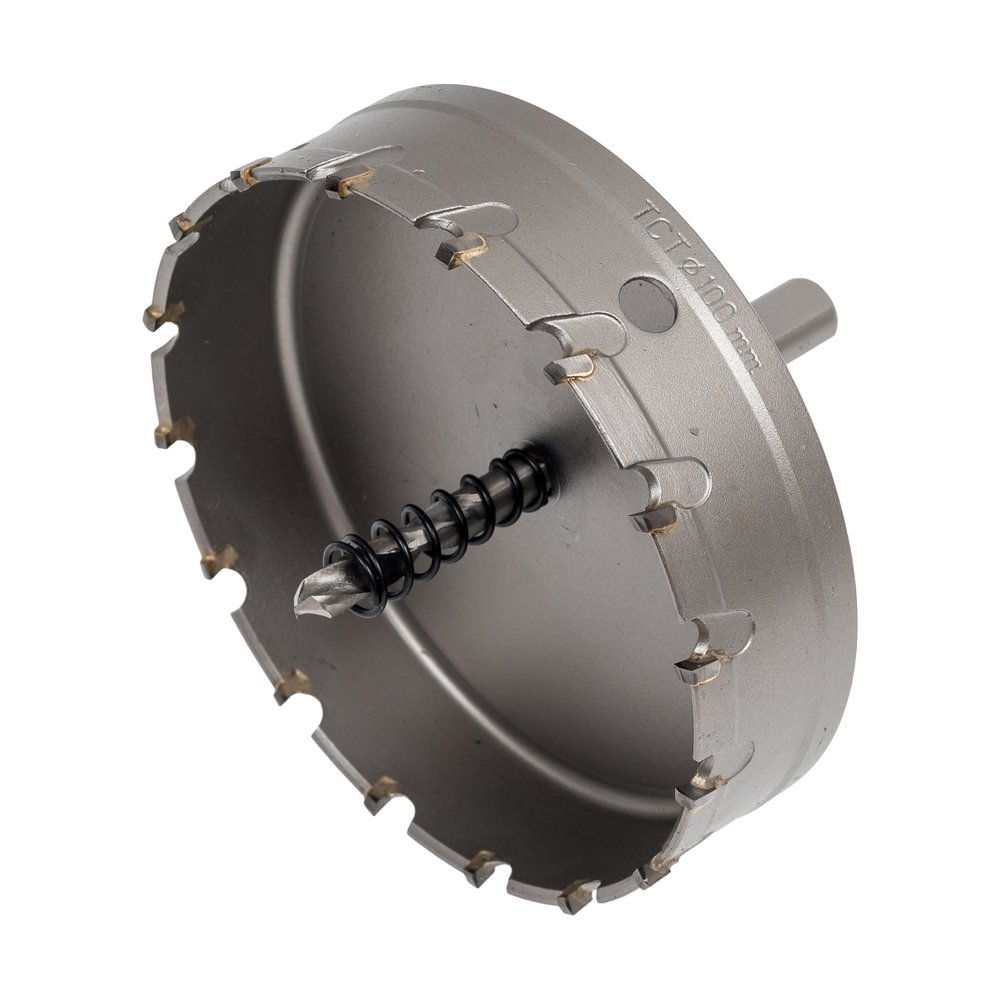 Коронка по металлу 100 мм с пластинами ВК8 WOLFSTAR cw00056