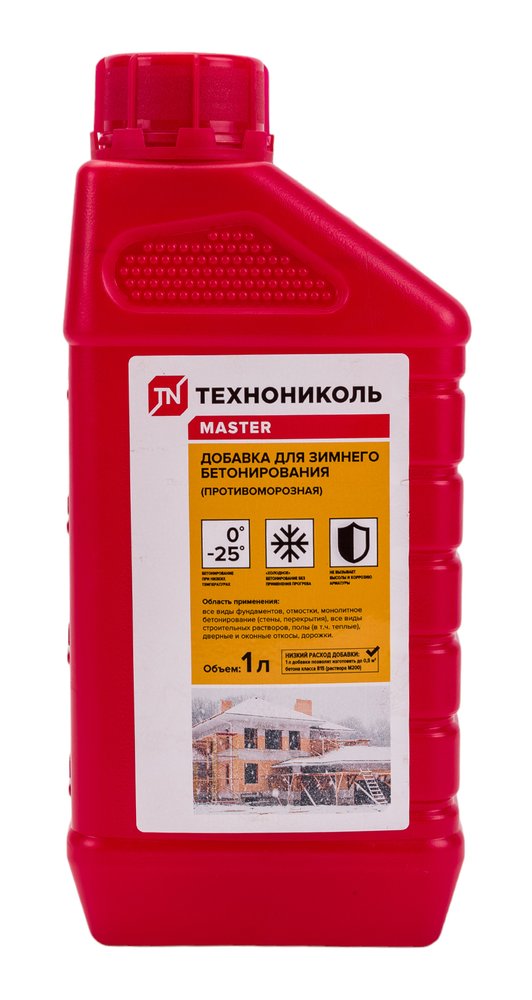 Добавка для зимнего бетонирования Технониколь (противоморозная, 1 л) TN529183