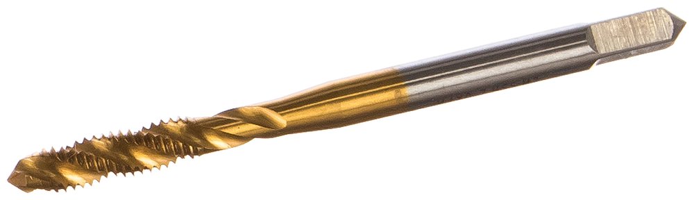 Метчик M4x0,7 HSS M2 TiN спиральный ПрофОснастка №411 арт. 50221011