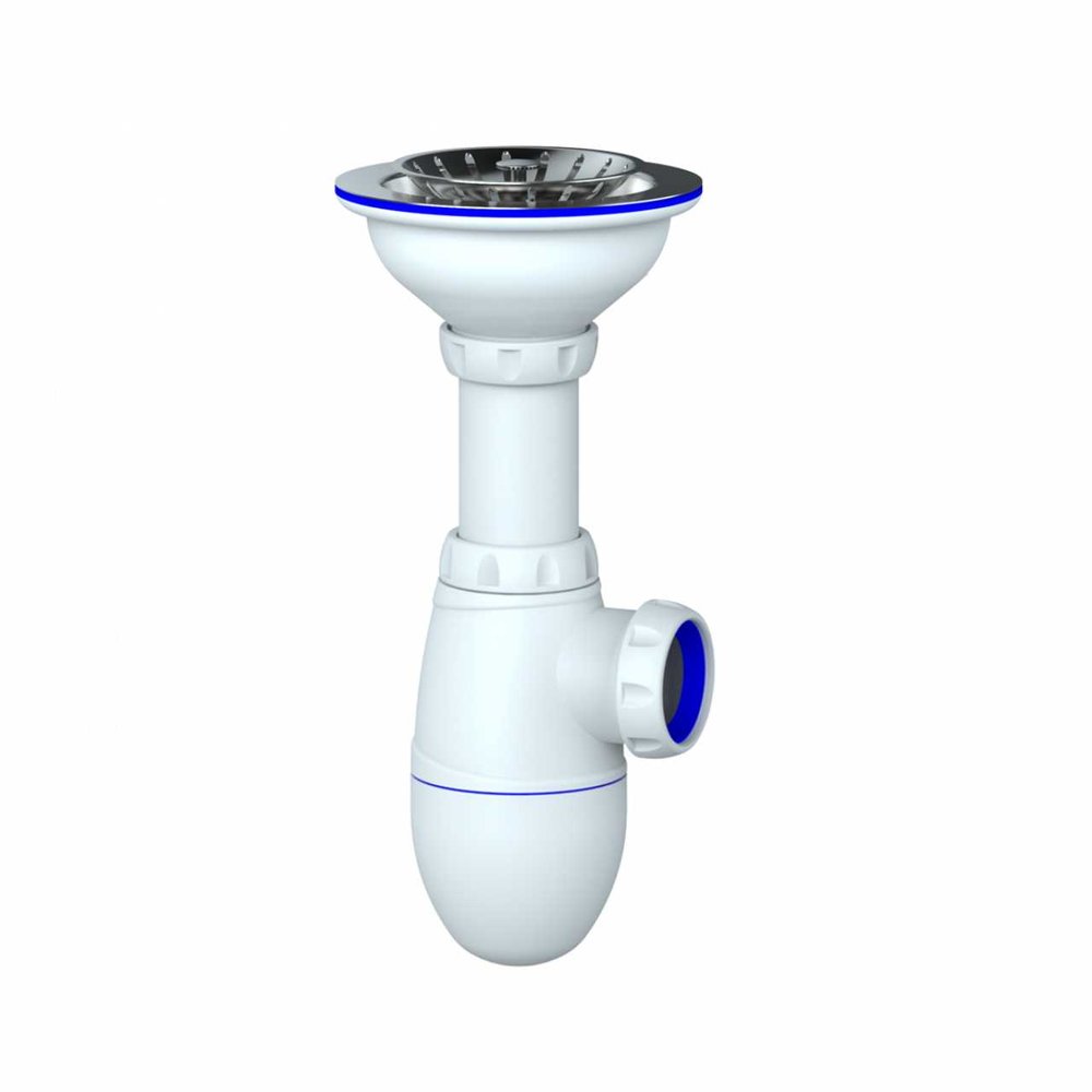 Сифон Unicorn B412 3 1/2х40 винт, шток, ручка - латунь 534486