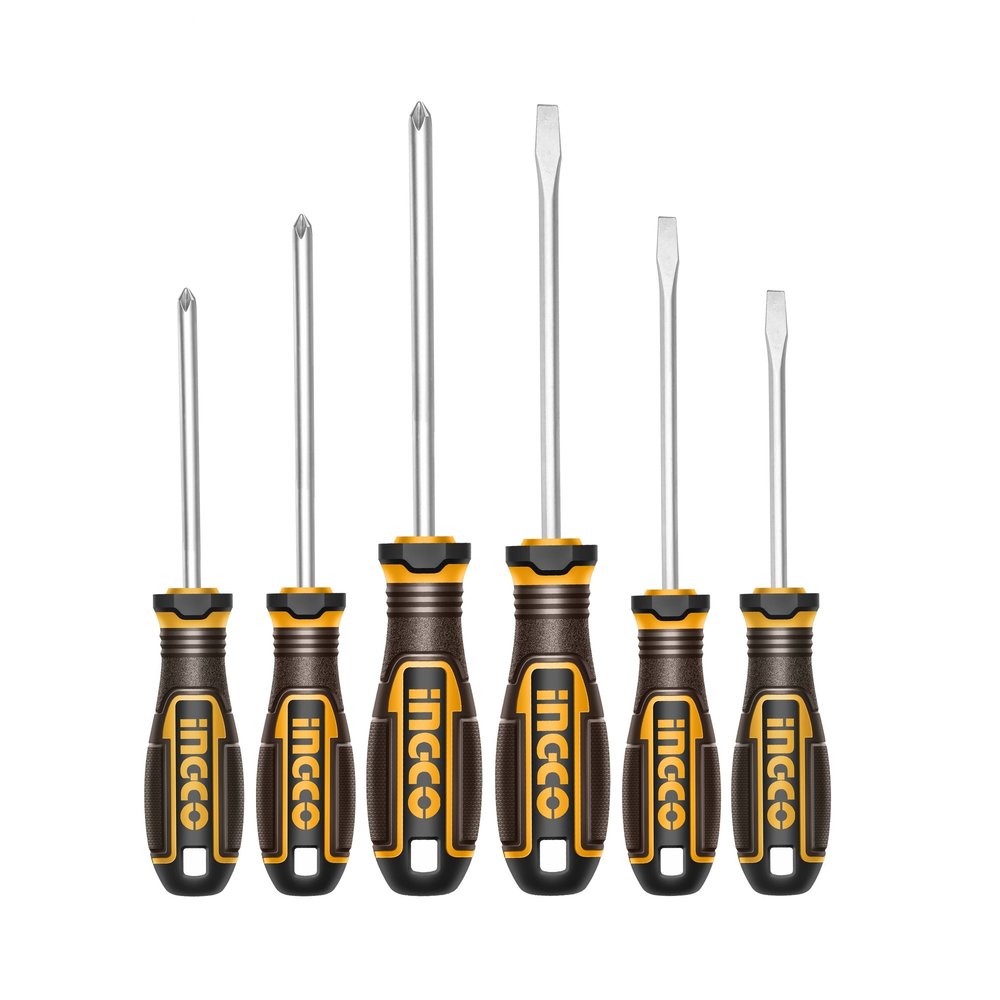 Набор отвëрток INGCO 6 шт S2 SUPER INDUSTRIAL HKSDS0628