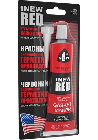 Герметик прокладок 1NEW красный 11-NEW