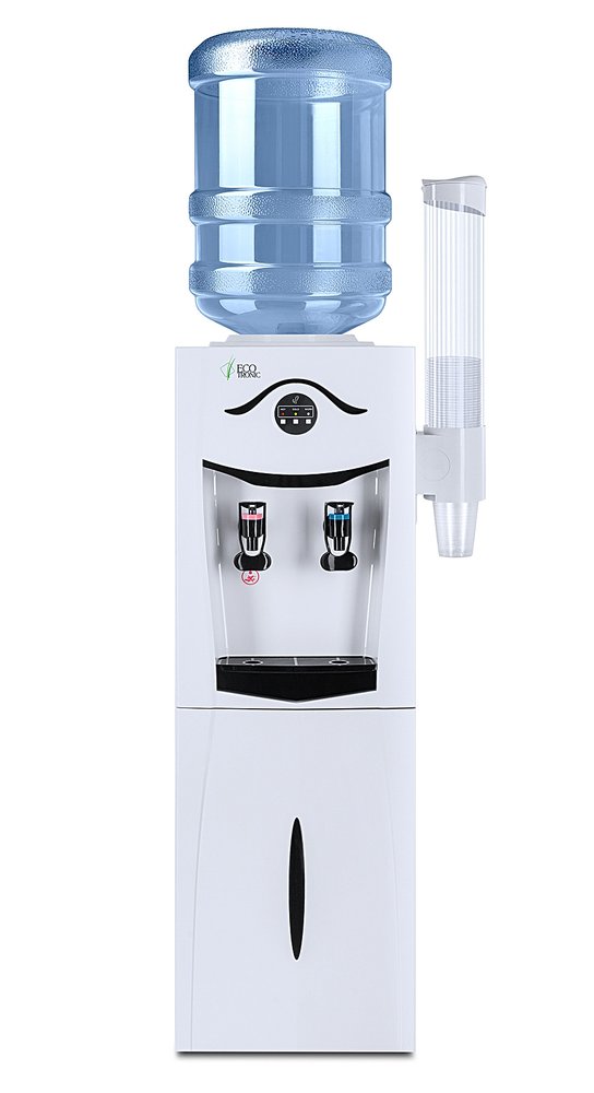Напольный кулер ECOTRONIC K21-LF White-black c холодильником 11556