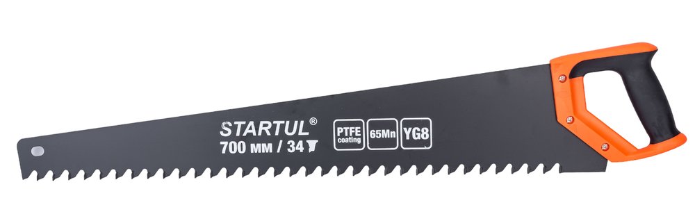 Ножовка по газобетону STARTUL 700 мм 34 зуба с напайками Profi ST4088-34