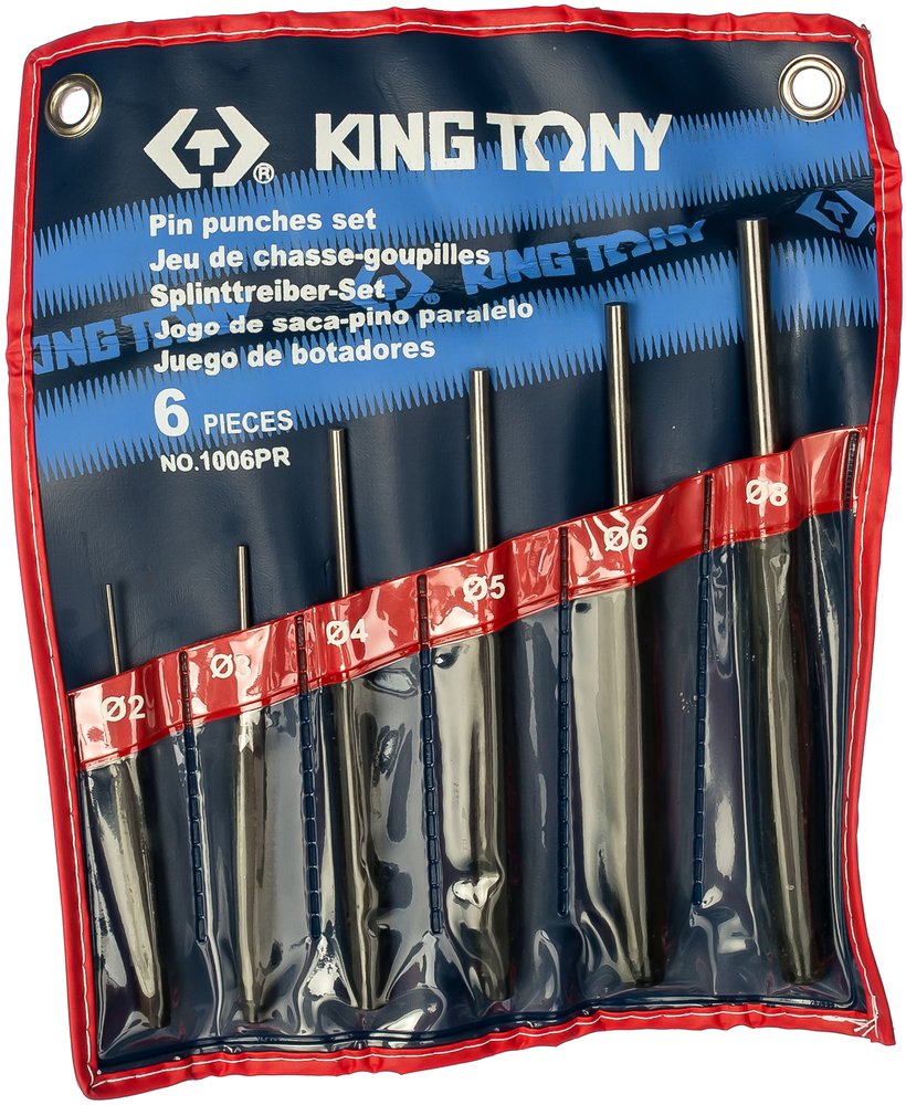 Набор выколоток KING TONY 6 предметов 1006PR