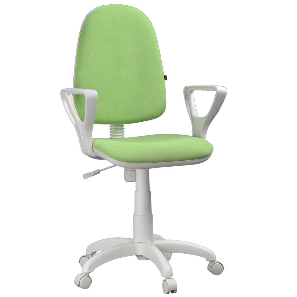 Престиж+ кресло пластик WH Ткань Candy green г/п 140 ПВМ PL 600 гольф ролик белый Фабрикант X1507807 4610097304040