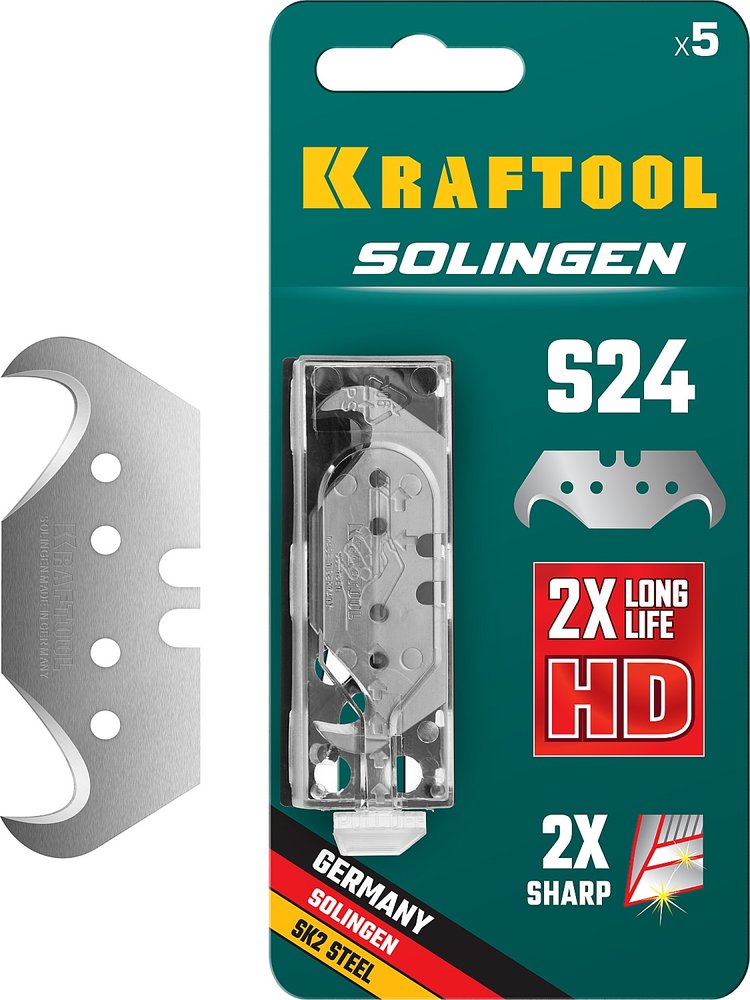 Лезвия крюковидные KRAFTOOL Solingen (5 шт, SG-S24) 09643-S5_z02