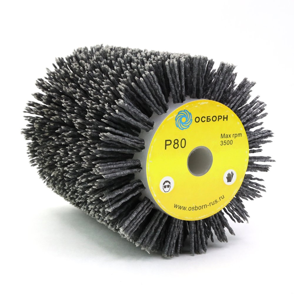 Щетка валик нейлоновая 6-027 (100 мм, P80) для Makita 9741 ОСБОРН PLM.RB10012013P80