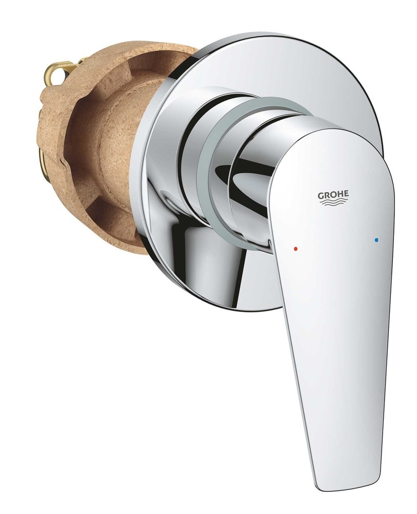 Смеситель для душа Grohe BauEdge скрытого монтажа, в комплекте с монтажной частью, хром 29040001