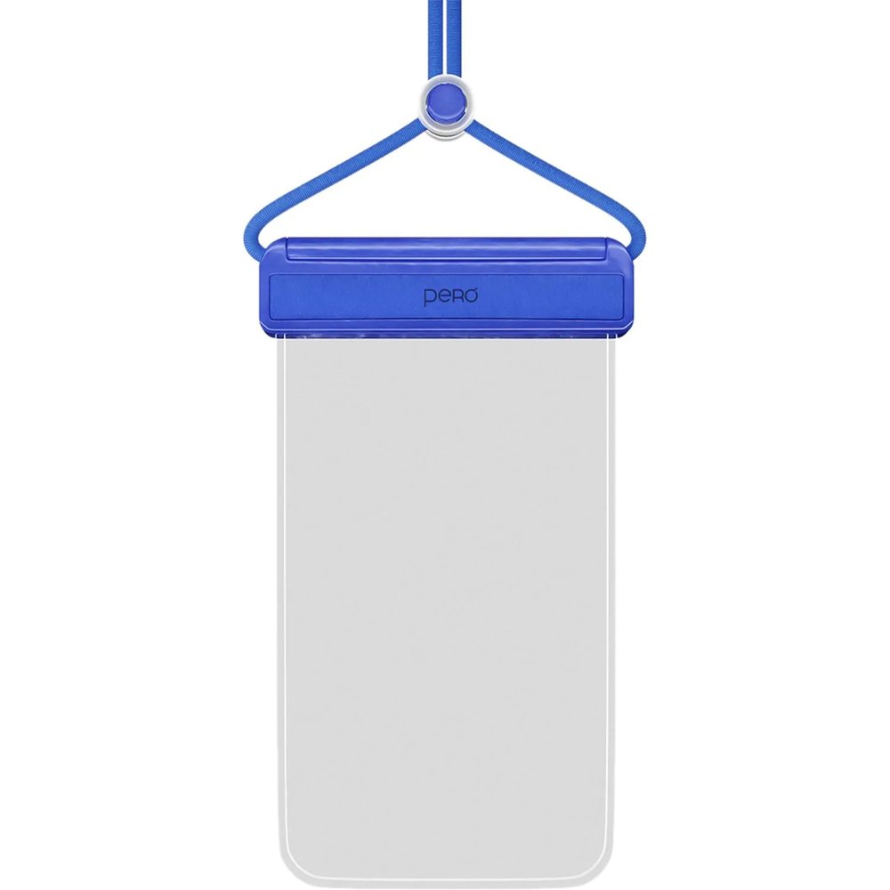 Чехол PERO влагозащитный для смартфона SB04 WATERPROOF BAG синий