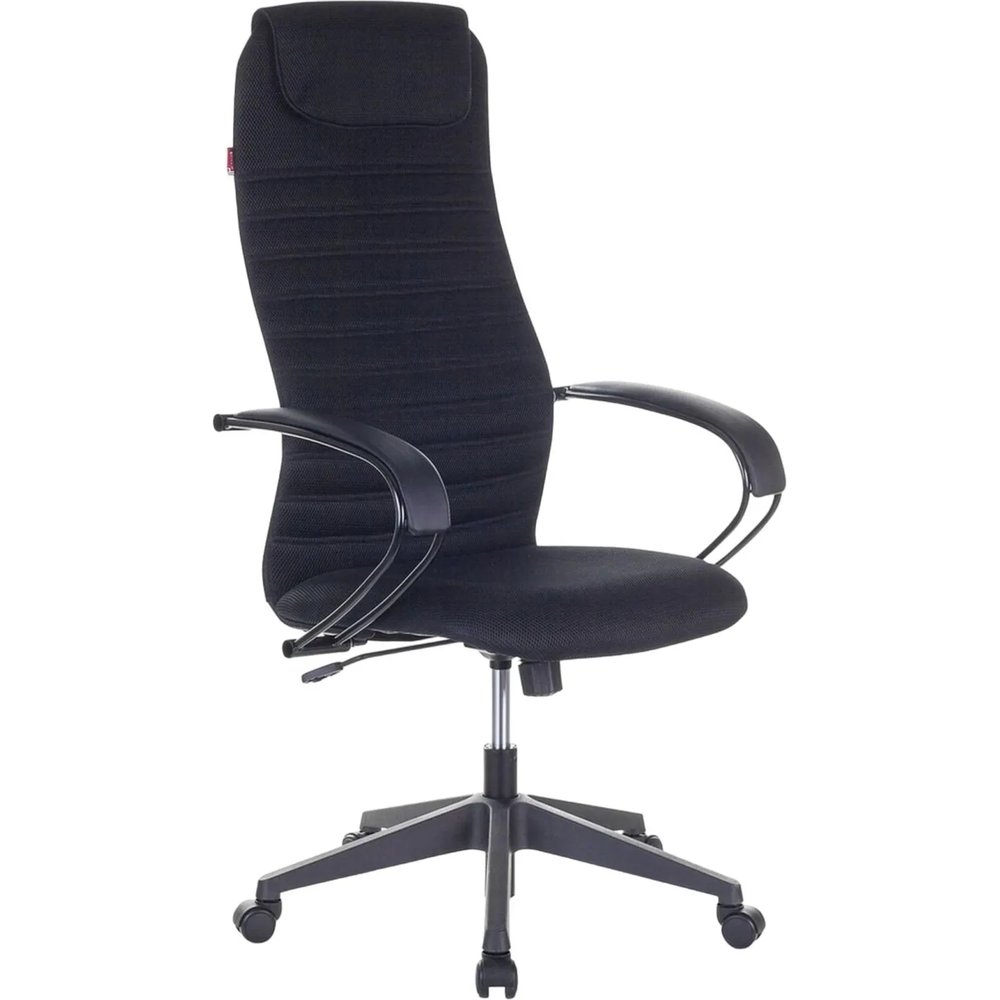 Кресло VB_EChair-655 TTW11 ткань черный, пластик