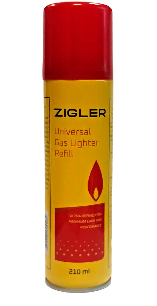 Газ для зажигалок 210 мл Zigler ГС 009