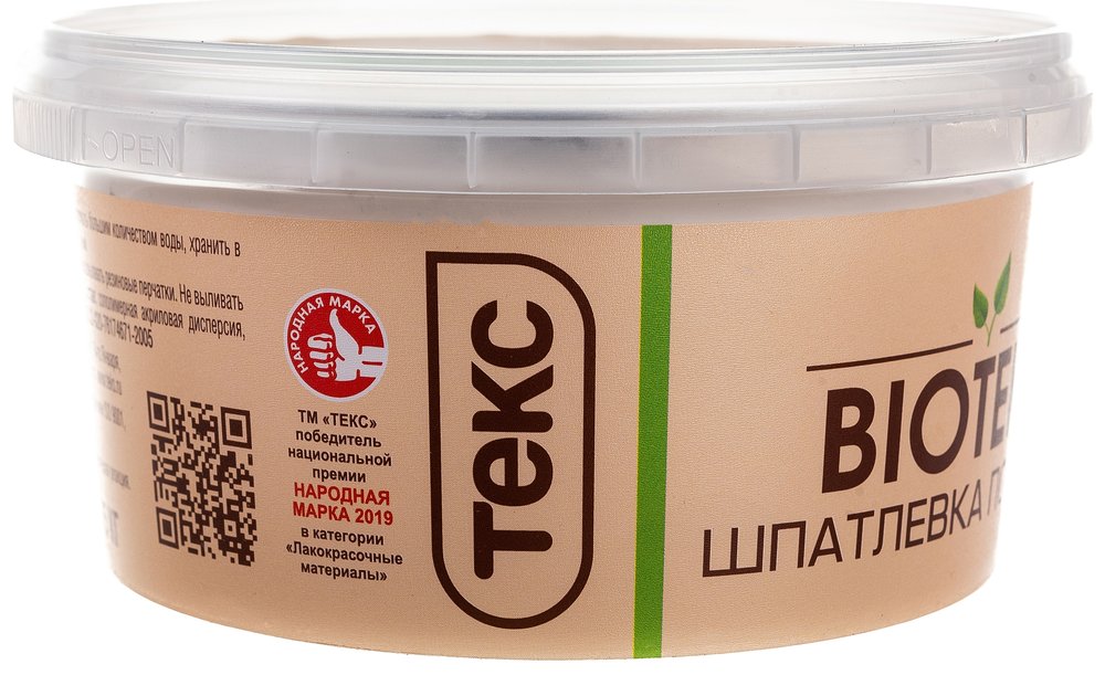 Шпатлевка по дереву Текс Bioteks Профи белая 0,75кг 700001373