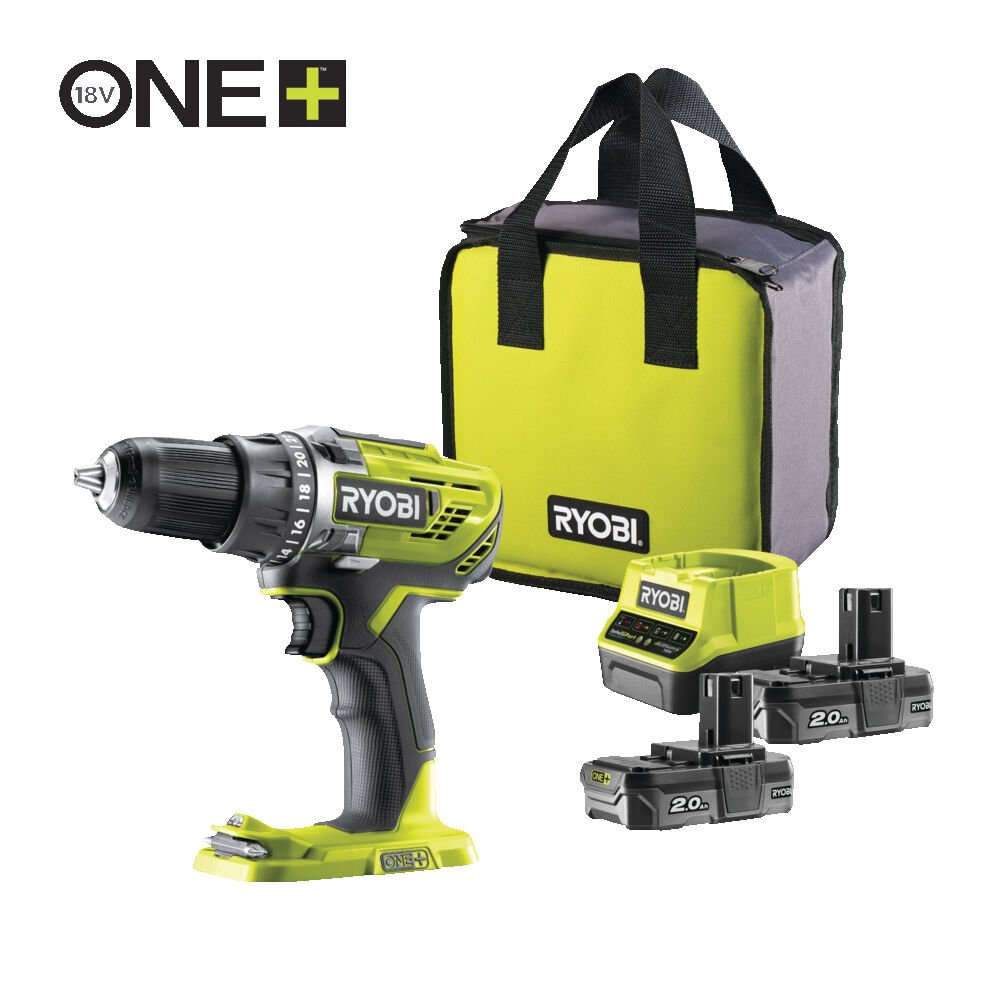 Дрель-шуруповерт Ryobi ONE+ R18DD3-220S 5133003348