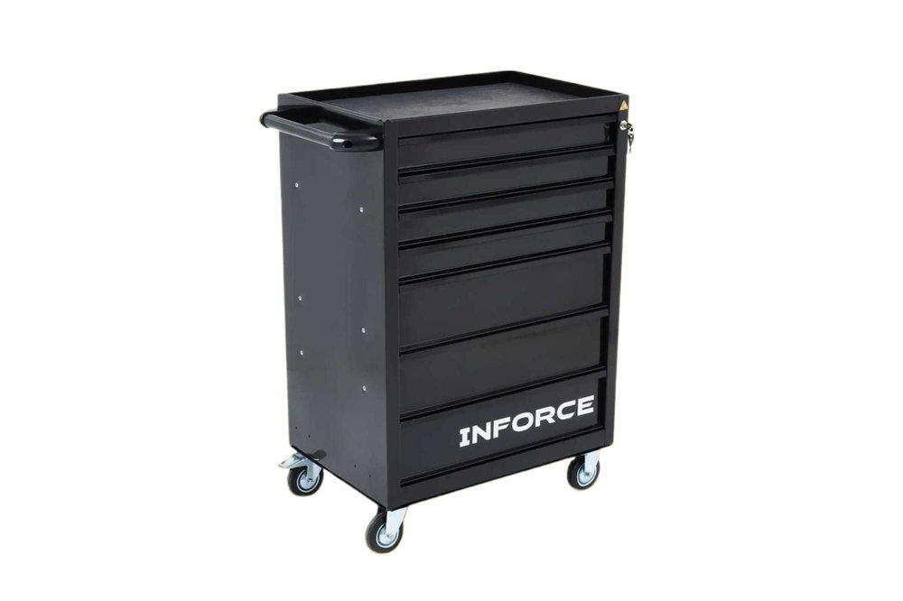 Инструментальная тележка Inforce 7 ящиков, габариты без упаковки 755х465х935мм, 07-01-18