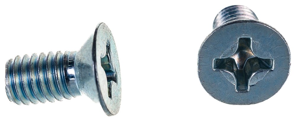 Потайной винт Метизный двор M6x12 DIN 965, 100 шт. 4607159066794