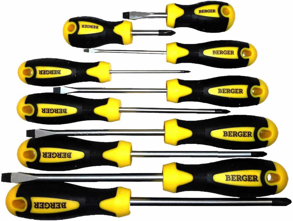 Набор отверток 10шт Berger BG BG1063