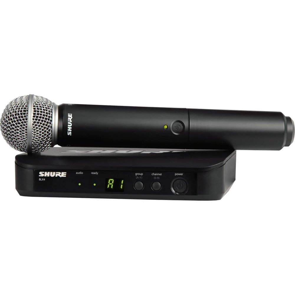 Радиосистема Shure BLX24E/SM58-M17, одноканальная с ручным передатчиком