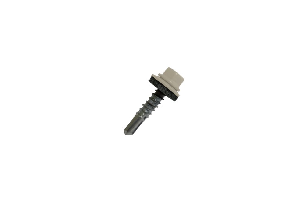 Кровельный саморез Daxmer 5,5х25 RAL 1015 сверло №3, 250шт 00000304293