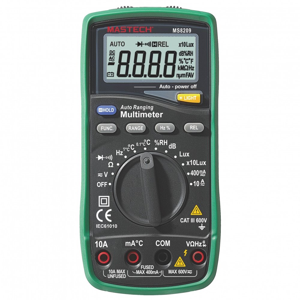 Цифровой автоматический мультиметр MASTECH MS8209 00-00000756