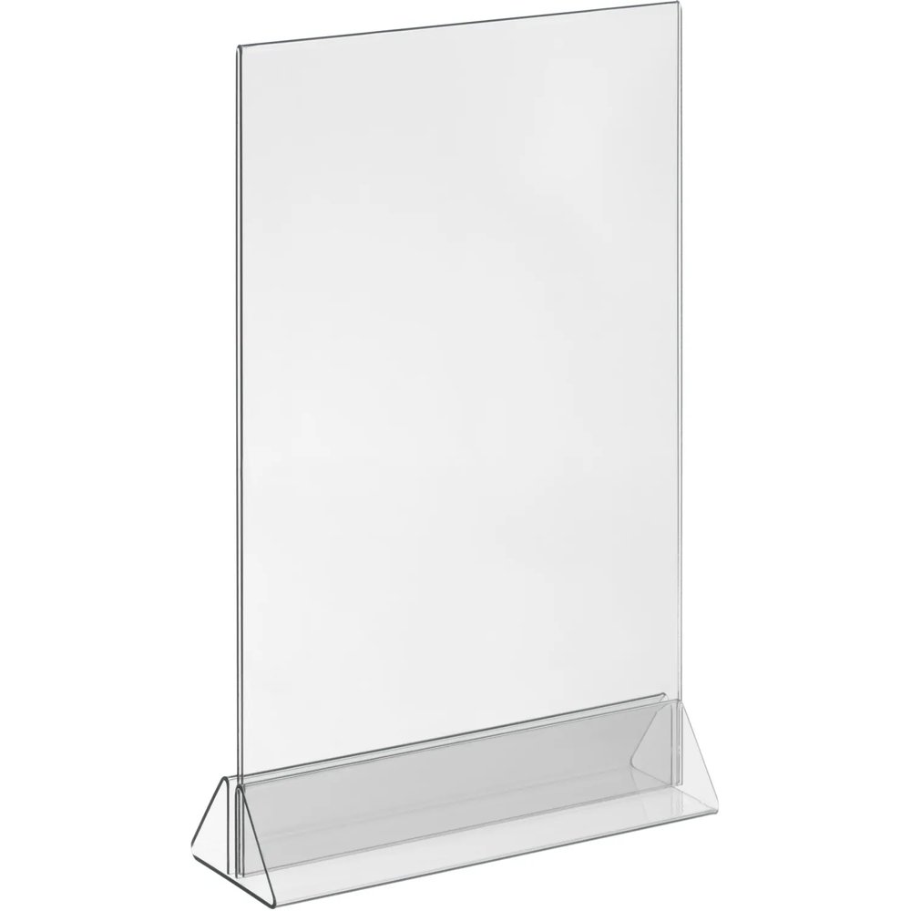 Ценникодержатель настол Комус под меню,треуг.осн.ACR-MENU HOLDER А4,10шт/уп
