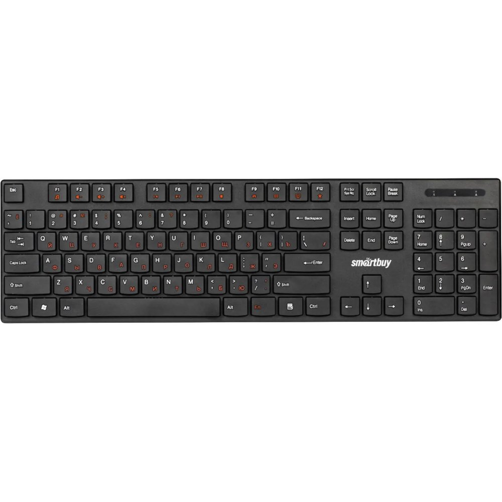 Клавиатура Smartbuy ONE 238 проводная мультимедийная USB черн (SBK-238U-K)