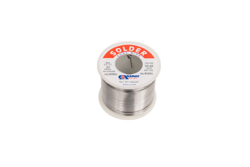 Припой (0.8 мм, 0.25 кг, Sn63/Pb37, CF10, флюс RA) ASAHI 00-00000064