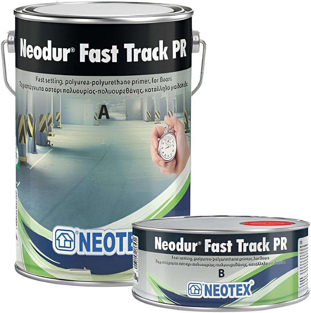 Двухкомпонентный гибридный грунт полимочевина - полиуретан NEOTEX NEODUR FAST TRACK PR A+В 4кг 12933200