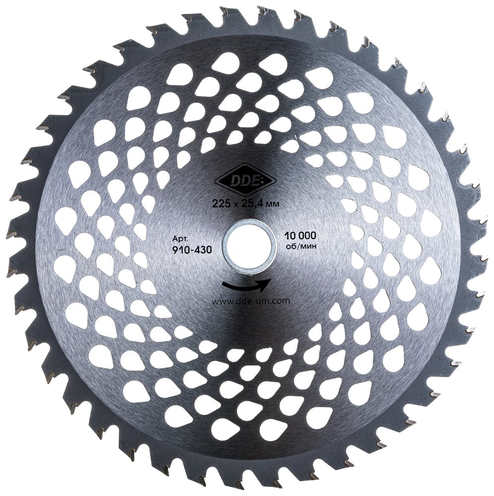 Диск твердосплавный для кустореза WOOD CUT (225х25.4/20 мм, 40 зубьев) DDE 910-430