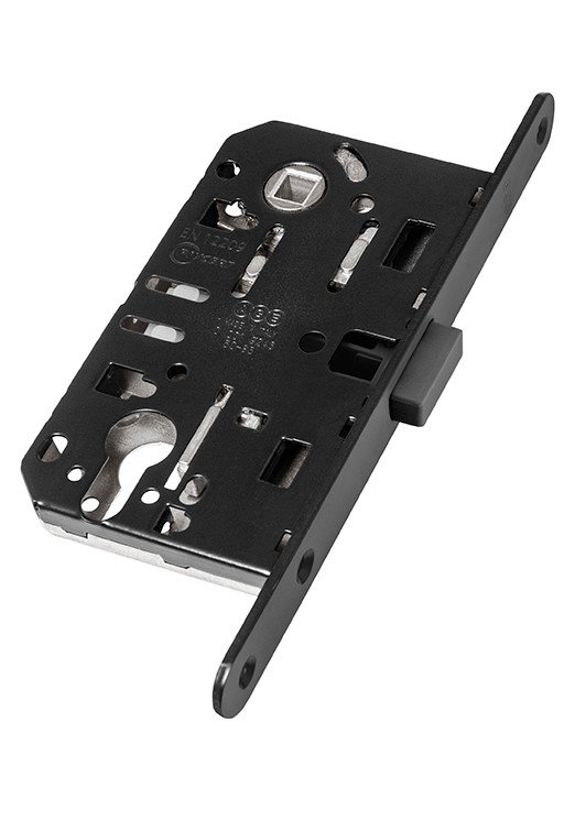 Замок AGB межк. магнит. под цил. MEDIANA POLARIS B06103.50.93.567 с отв. пл. B02402.05 чёрный 40297