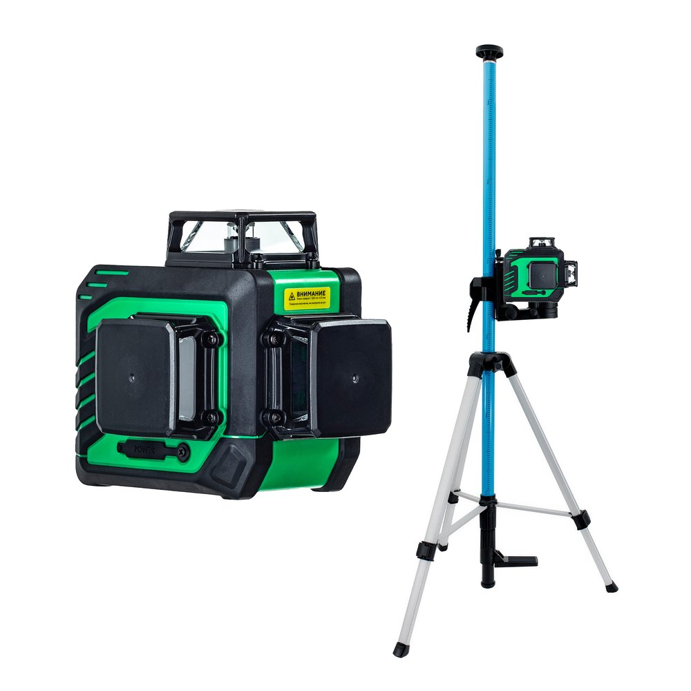 Комплект лазерный уровень INSTRUMAX GL 3-360 BAZA SET + штатив-штанга элевац. lp-300 в комплекте IM0158