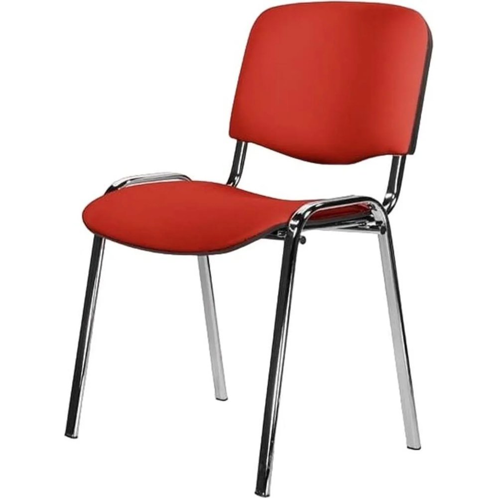 Стул БМФ Easy Chair Rio(ИЗО) хром, к/з красный Z29