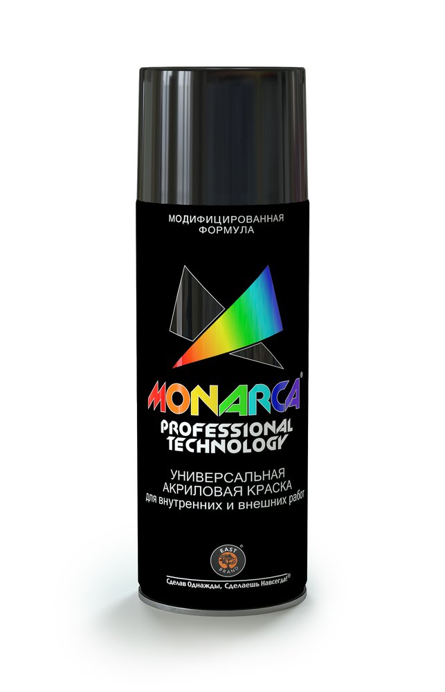 Аэрозольная краска Monarca RAL9005 Черный Матовый 19505