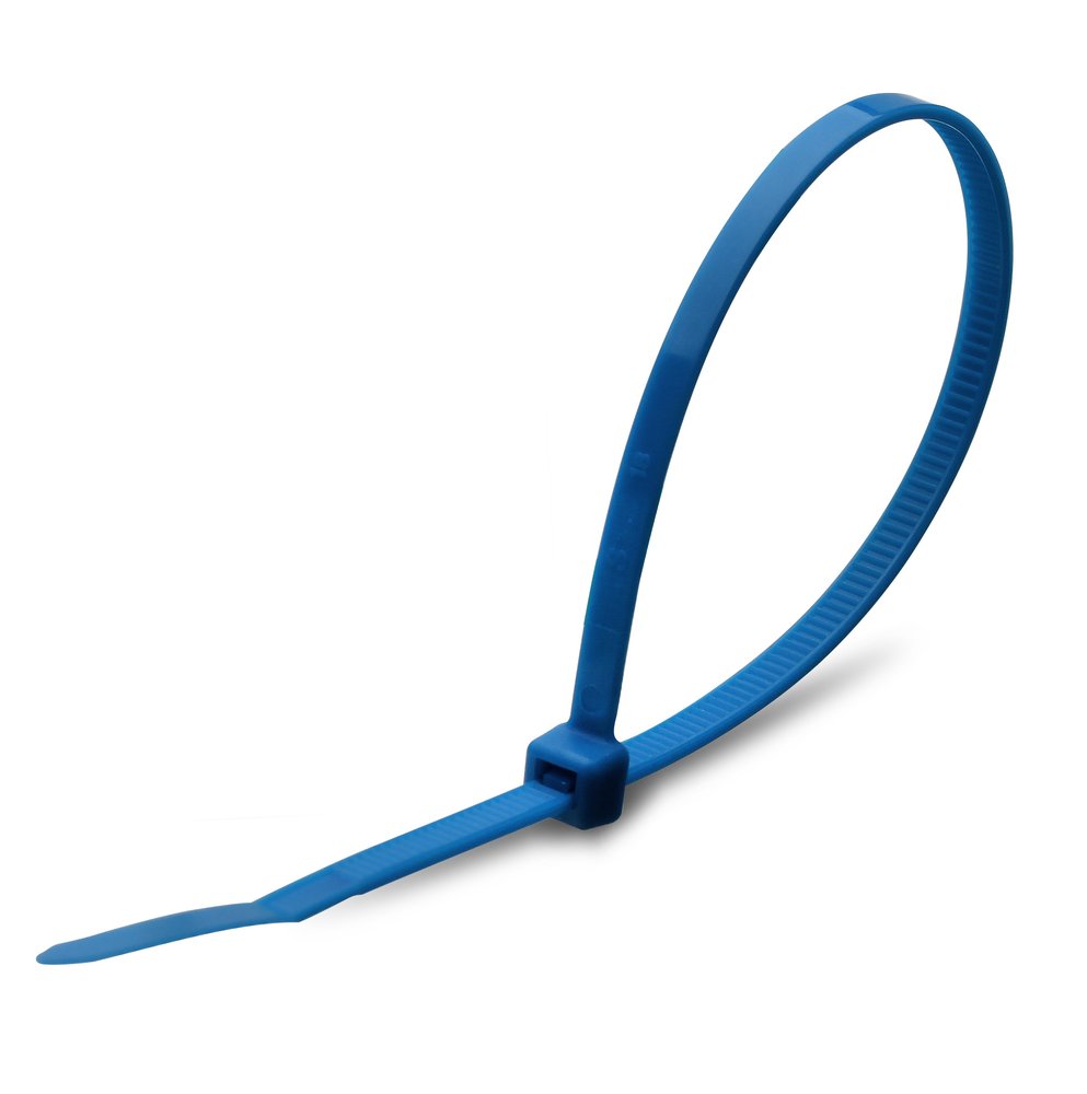 Кабельные стяжки FORTISFLEX КСС Magnetic 5х300 синий, 100 шт. 82023
