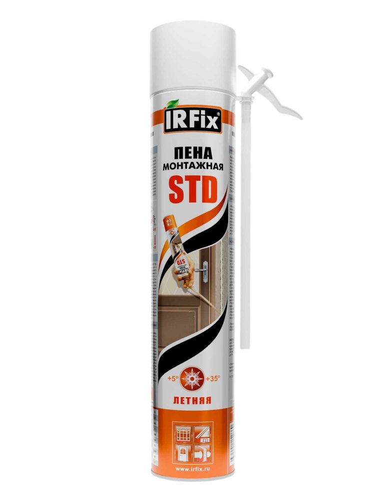 Пена монтажная бытовая летняя IRFIX STD 750мл 10003