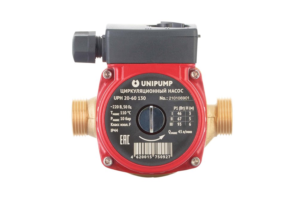 Циркуляционный насос ГВС Unipump UPН 20-60130 21725