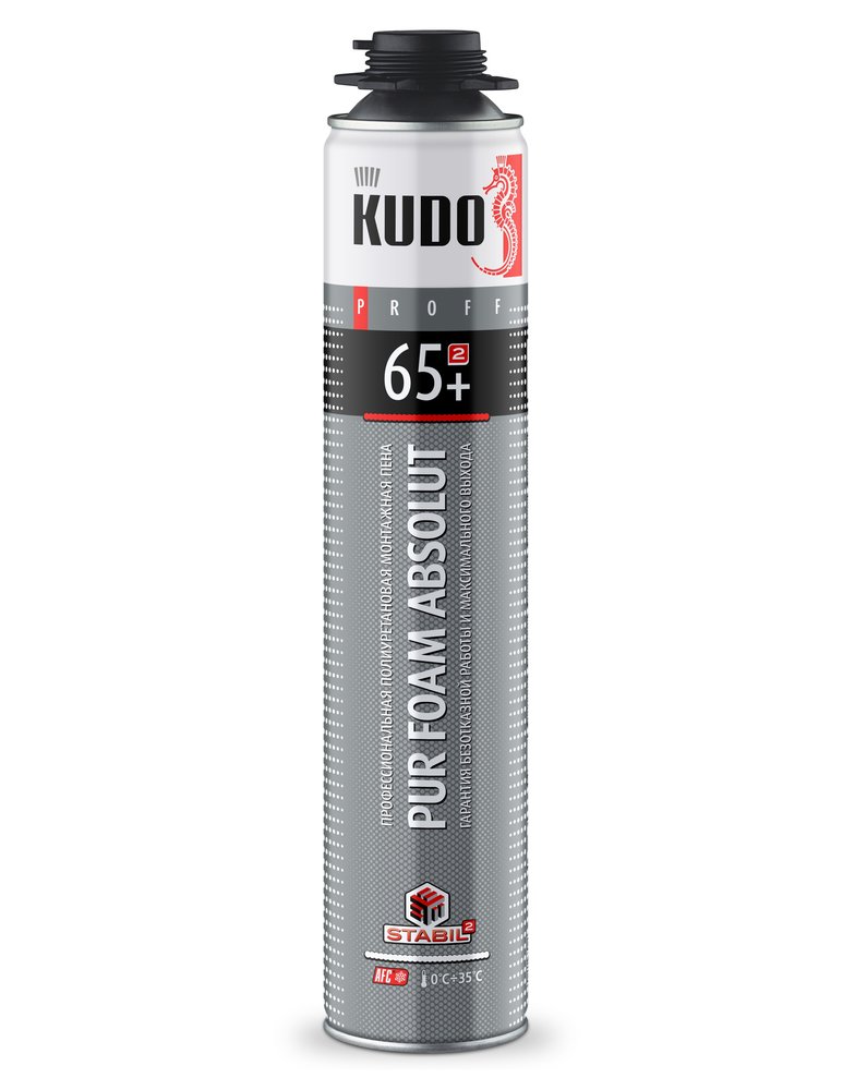 Полиуретановая монтажная пена KUDO PROFF 65+ KUPP10S65+