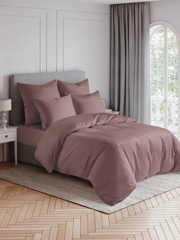 Простыня EDELSON TENCEL 90x200x30 cм EPT-090 мокко