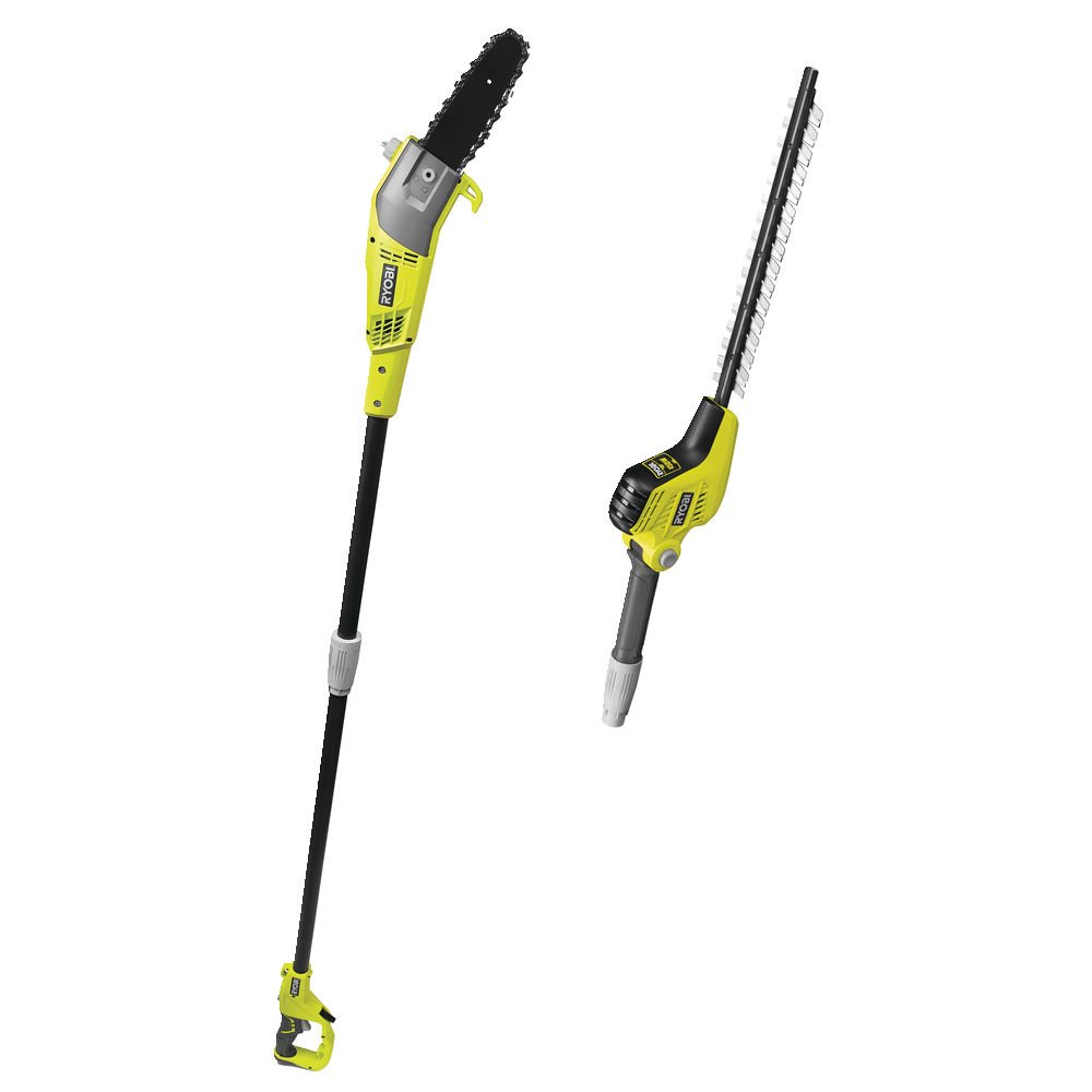 Комплект Ryobi: электрический цепной высоторез и кусторез RP750450 5133002315