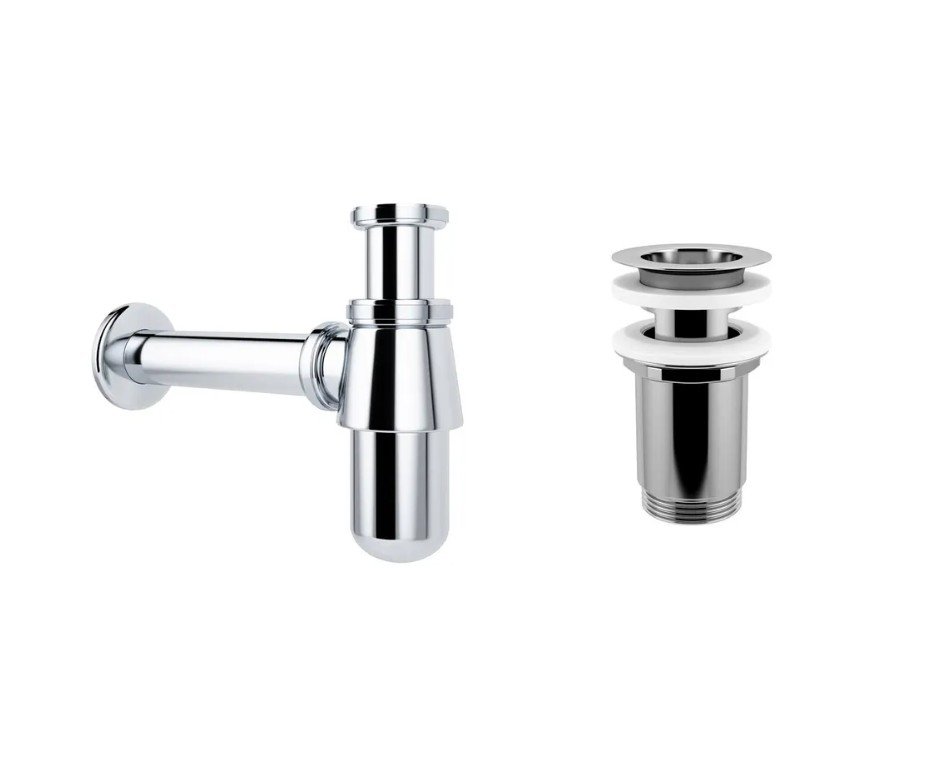 Сифон для раковины с выпуском Wellsee Drainage System 182103004