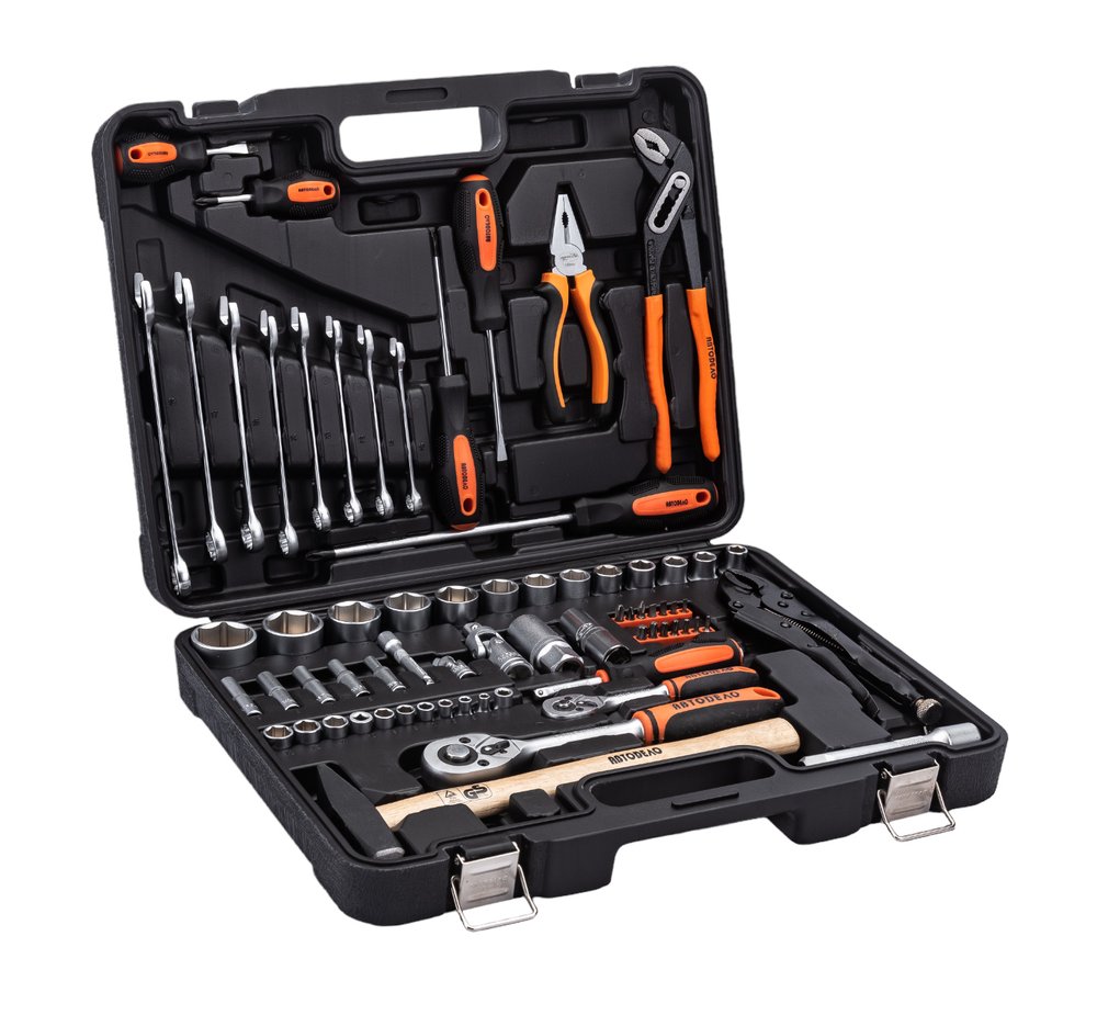 Набор инструмента Автоdело 1/2' DR 1/4 DR' 72 предмета 39872 12005