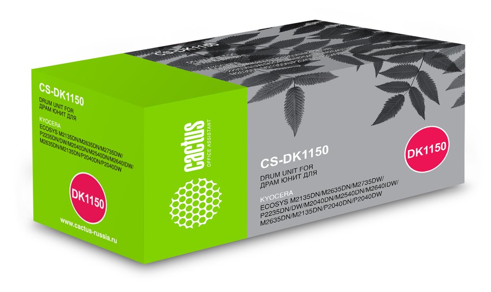 Блок фотобарабана Cactus dk-1150 для mita m2040dn/ m2135dn/m2540dn k черный, ч/б, 100000 страниц CS-DK1150