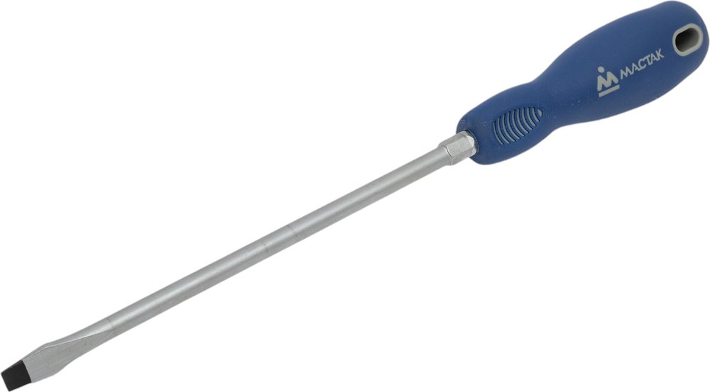 Шлицевая отвертка МАСТАК Slotted 8.0х200 мм 040-80201H