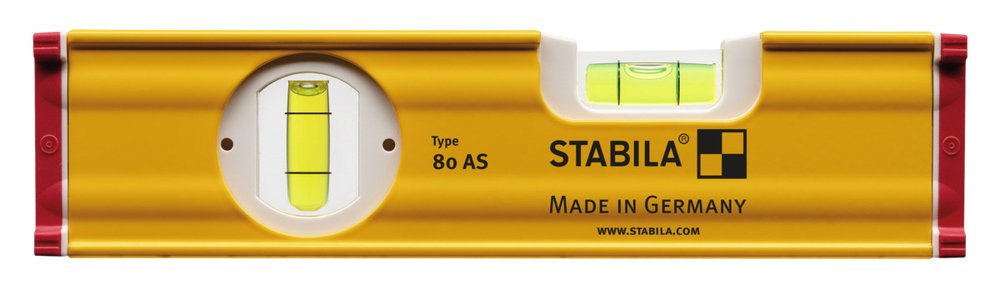 Уровень тип 80АS STABILA 20см 1верт., 1гориз.,точность 0,5мм/м 19565