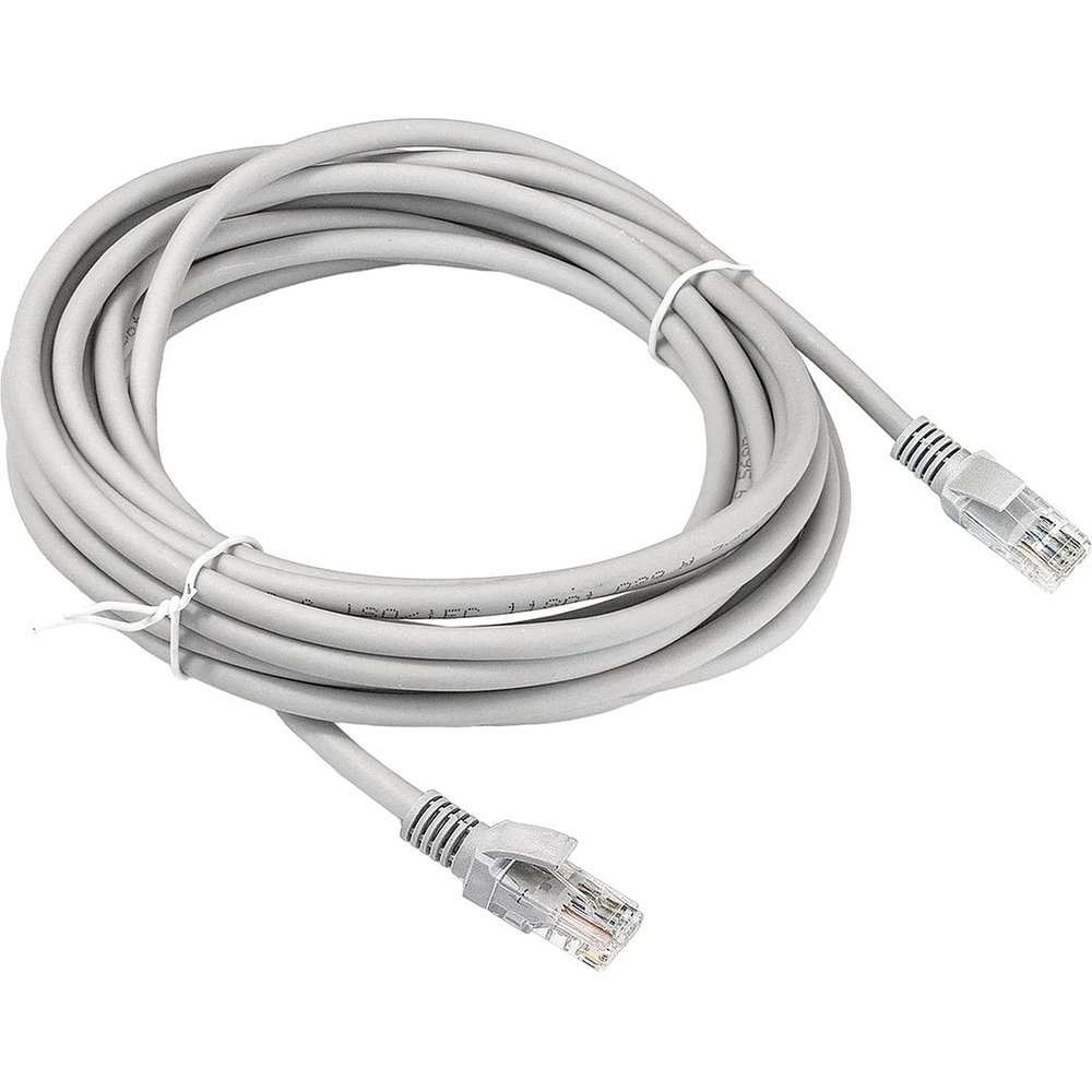 Патч-корд ExeGate UTP-RJ45-RJ45-C6-CU-5M-GY, cat.6, 5м, серый <,EX282007RUS