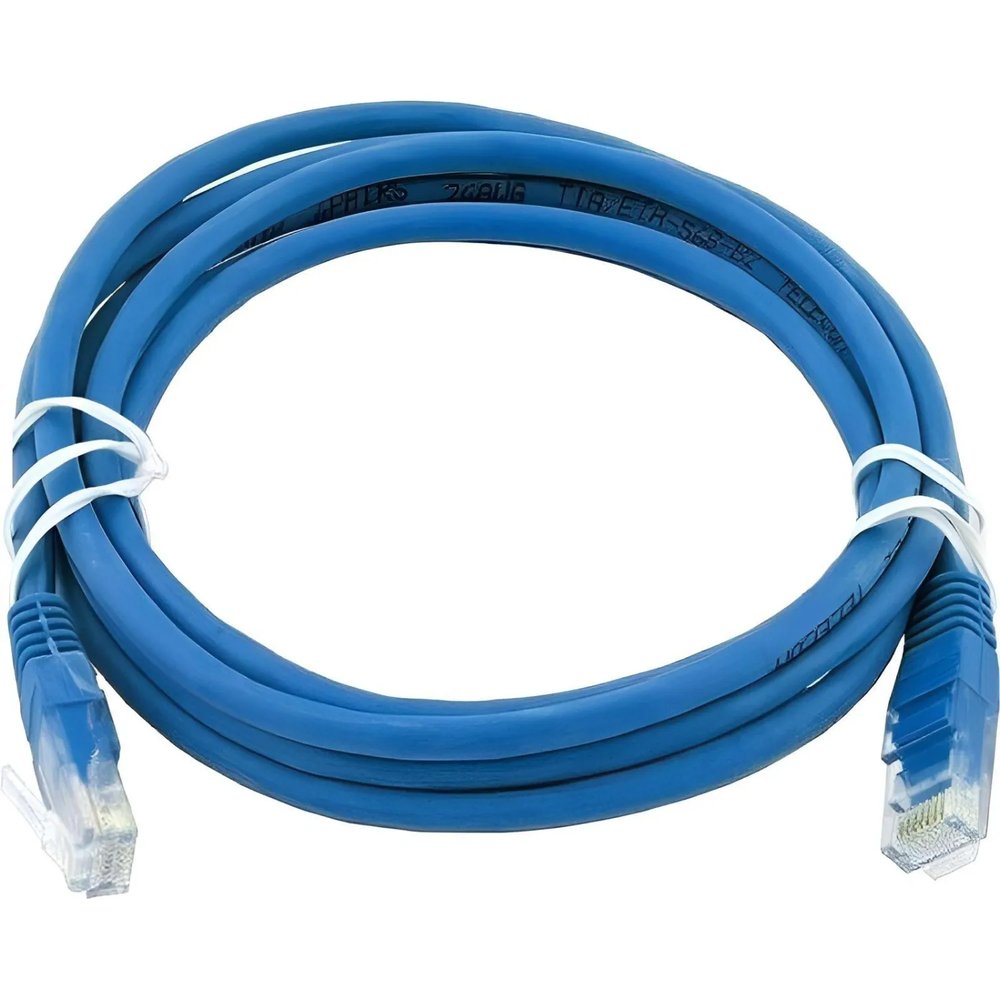Патч-корд ExeGate UTP-RJ45-RJ45-5e-1M-BL, cat.5e, 1м, синий <,EX241494RUS